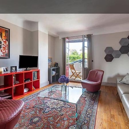 Exceptionnel 3 Pieces Art Deco En Dernier Etage Avec Garage Prive Centre Biarritz Apartment Екстериор снимка